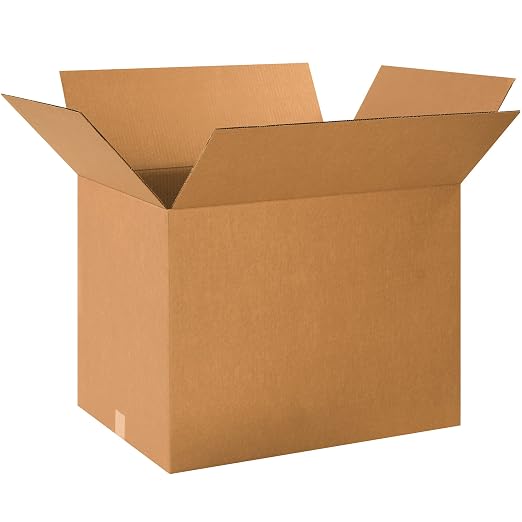 Box USA Shipping Boxes 24"L x 18"W X 18"H 10-Pack Standard Corrugated Boxes for Moving, Shipping, Mailing, Packing, Packaging and Storage