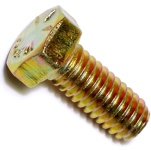 Hard-to-Find Fastener Grade 8 Hex Cap Coarse Large Bolts, Midwest Assortment Refill, Steel Hex Bolts for Construction, Home Improvement, 5/16-18 x 3/4 - Inch, Pack of 10