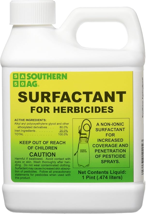 SOLO 425 4-Gallon Professional Piston Backpack Sprayer, Wide Pressure Range up to 90 psi & Southern Ag Surfactant for Herbicides Non-Ionic, 16oz, 1 Pint
