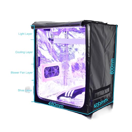UV Light Box for DIY Icing Box Make Yellow/Oxidized Soles Icing White Again or Making 3D Printer Curing Enclosure Big Curing Station 2000W Light Affect