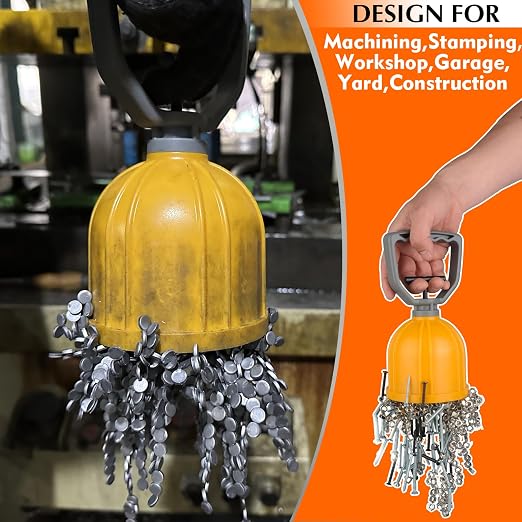 MUTUACTOR Strong Magnetic Bulk Parts Lifter,Quick Release Magnetic Pick-up Tool,Powerful Material Handling Magnet for Transferring and Picking Up Nails Screws Nuts and Small Metal Objects