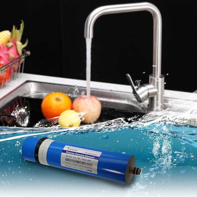 400 GPD RO Membrane Filter Reverse Osmosis Membrane Water Filter Replacement for Under Sink Home Drinking RO Water Filter System (Model RO-3013-400)