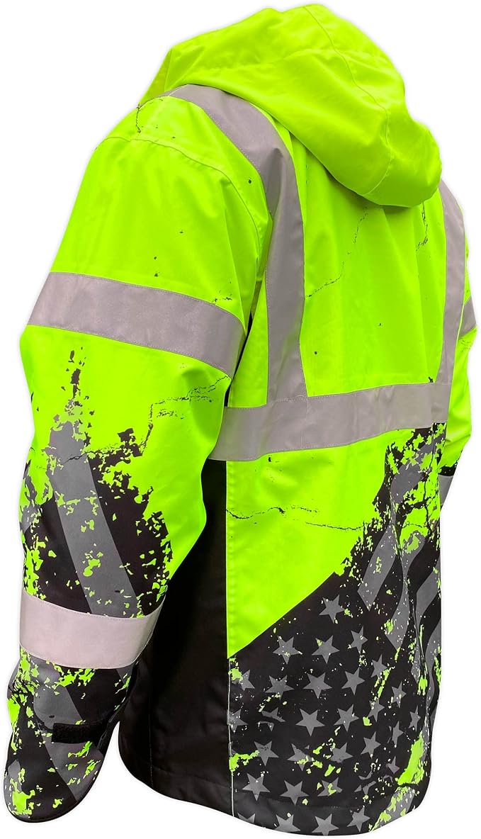 SafetyShirtz SS360 ANSI Class 3 Type R Graphic Hoodie