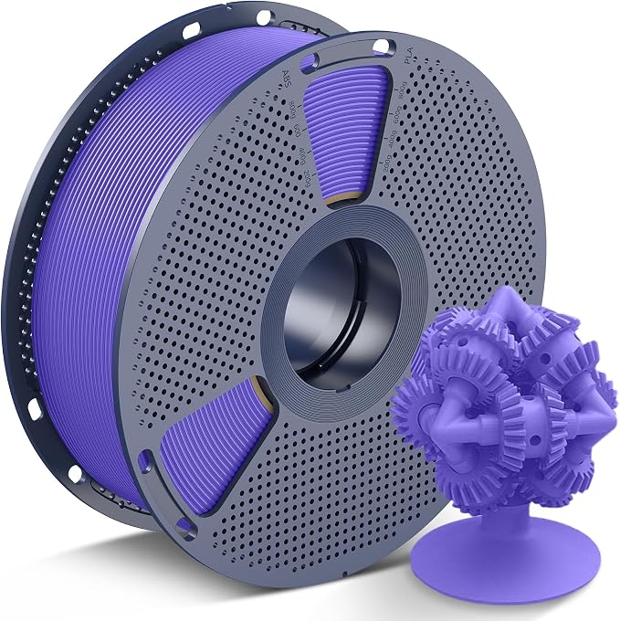 SUNLU 3D Printer ASA Filament 1.75mm, 1KG（Lavender Purple） | UV/Rain/Heat Resistant Tough 3D Printer Filament, Great for Printing Outdoor Functional Mechanical Parts, 1kg Spool (2.2lbs)