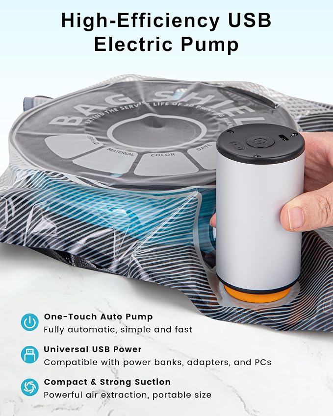 3D Printer Filament Storage Bags, Thickened Vacuum Sealed Bags for Keeping Dry, 1.75mm 2.85mm Spools, Light-Proof Moisture-Proof, Fits 0.5KG 0.75KG 1KG Filament, with or Without Pump | Bags Only · Bambu Lab Prusa Creality · PLA PETG ABS ASA TPU Nylon ·...