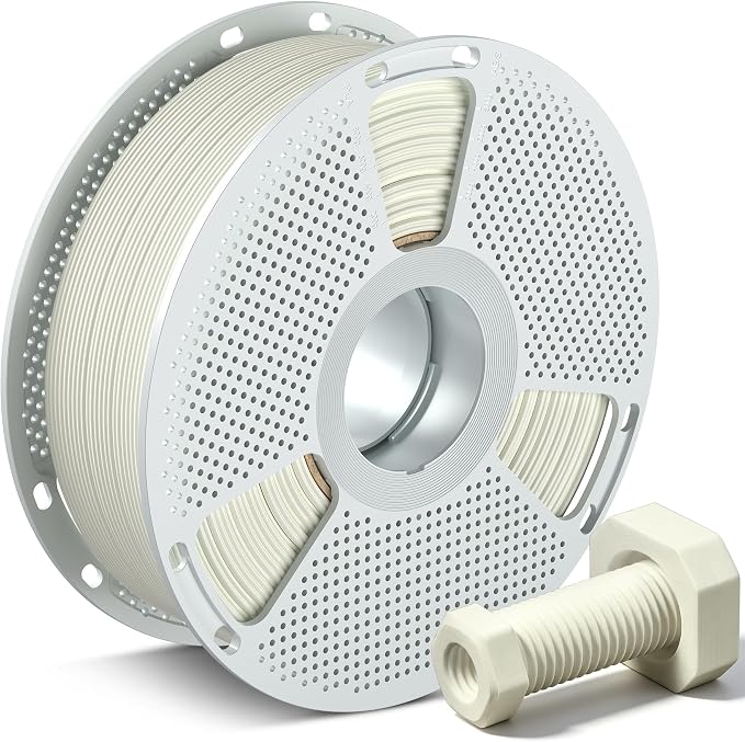 SUNLU PC 3D Printer Filament 1.75mm 1KG（Natural White） | Polycarbonate, Built for Strength & Precision, High Toughness, Superior Accuracy, Excellent Compatibility