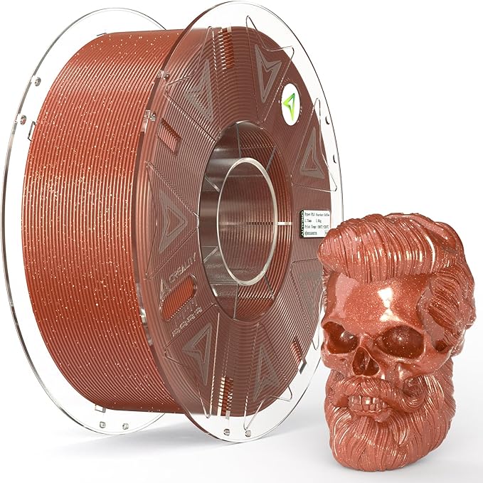 Creality Hyper PLA Starry Galaxy 3D Printer Filament, Sparkle PLA 1.75mm, Shimmering Stardust Finish, High Speed RFID Smart Filament, Smooth Shine Fits for Most 3D Printers