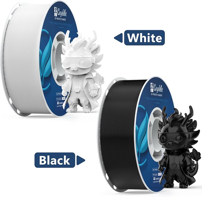 PETG Filament 10KG Color Mix Bundle – 10 Rolls Bundle, 1.75mm ±0.03mm High Precision, High Toughness & Heat Resistance, Compatible with FDM 3D Printers