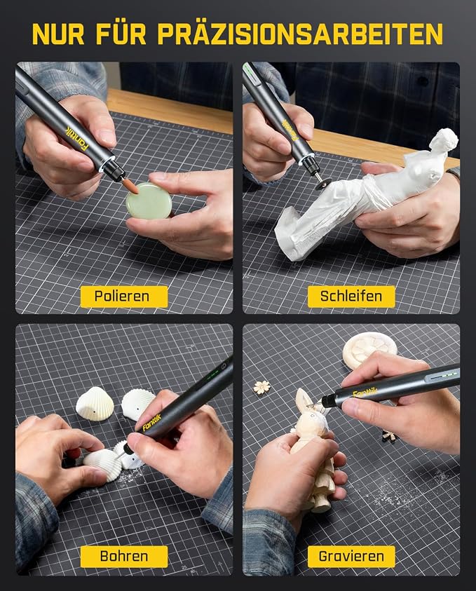 Fanttik F2 Master 4V Mini Cordless Rotary Tool Kit and E2 Ultra 3.7V Mini Electric Screwdriver