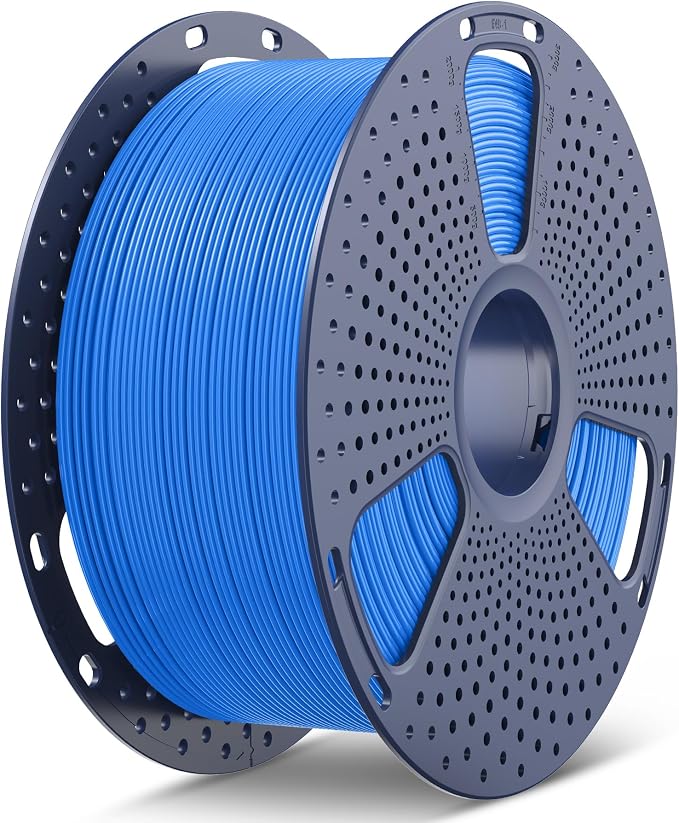 SUNLU High Speed PLA Filament 1.75mm, 3kg（6.6lbs） Large Spool PLA Filament for Big Project, 3KG-1 Pack, Blue