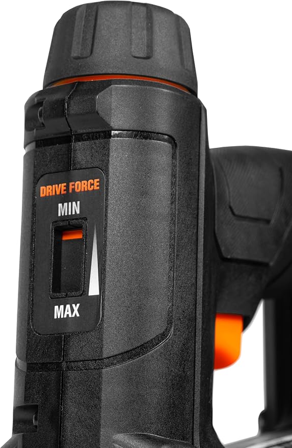 WEN 20V Max Cordless 2-in-1 18-Gauge Brad Nailer and T50 Crown Stapler with 2.0Ah Battery and Charger (20539)