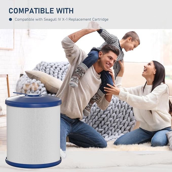 RS-1SG (788000) Water Filter Replacement Cartridge Compatible with General Ecology Seagull IV X-1 Series Water Purifiers RV/Marine Models, 1000 Gal. Capacity
