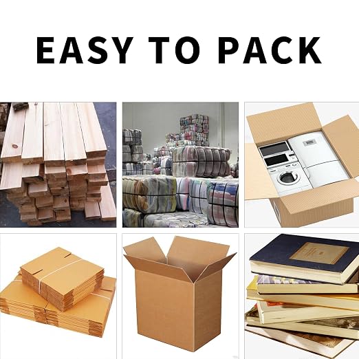 Poly Strap, Polypropylene(PP) Strapping Roll, 1/2" Width, 3200" Length - Ideal for Packaging and Shipping