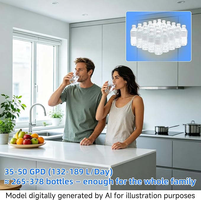 Filter Set, Compatible with Microline 335 Reverse Osmosis Filters | 3-Stage Kit, S1229RS Membrane, S7028 Pre-Filter, S7025 GAC Carbon Filter, Compatible With Microline 335 RO Filters