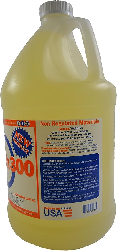 AmTech300 - Boiler Treatment Professional Strength (Rust Inhibitor For Outdoor Wood Boilers)