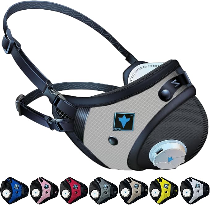 RZ Mask RZM3 - Patented Dust Mask w/ 99.9% Carbon Filtration, Anti Fogging, 360° Seal with 3 Straps, 50% Better Breathability