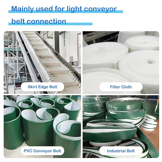 12'' U1 Conveyor Belt Splicer Stainless Steel Wire Hooks Belt Fastener PVC Conveyor Belt Joint Buckle Needle Buckle Belt Type （Box of 12）