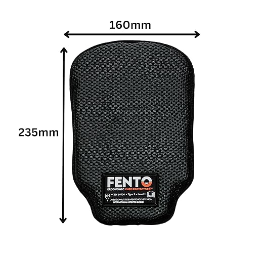 FENTO POCKET | Premium Knee Pads for Professionals such as Plumbers, Electricians and Landscapers | Specially Designed for Your Work Trousers | Particularly Ergonomic | 100% Comfort