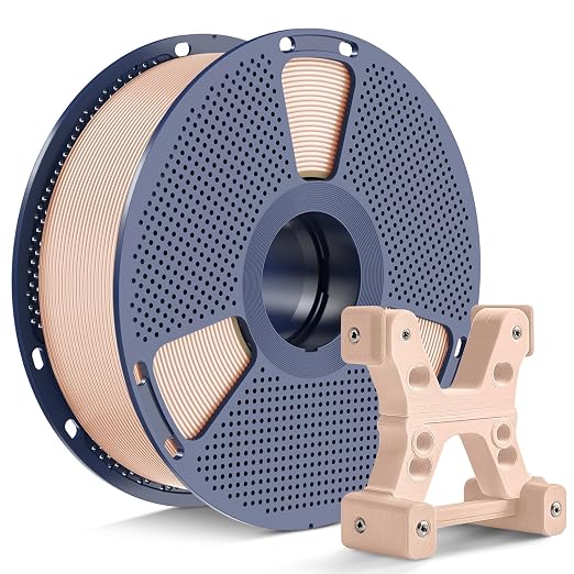 PETG Filament 1.75mm Skin Color, Ultra Tough, Heat Optimized, Odorless, 1kg(2.2lbs) SUNLU PETG 3D Printer Filament, Dimensional Accuracy +/- 0.02mm, Beige