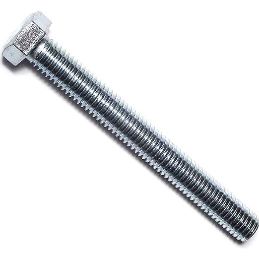 Hard to Find Fastener Tap Hex Bolts, Durable Corrosion-Resistant Steel Hex Head Bolt for Home Improvement, DIY, Construction, 1/2-13 x 4-1/2, Pack of 25