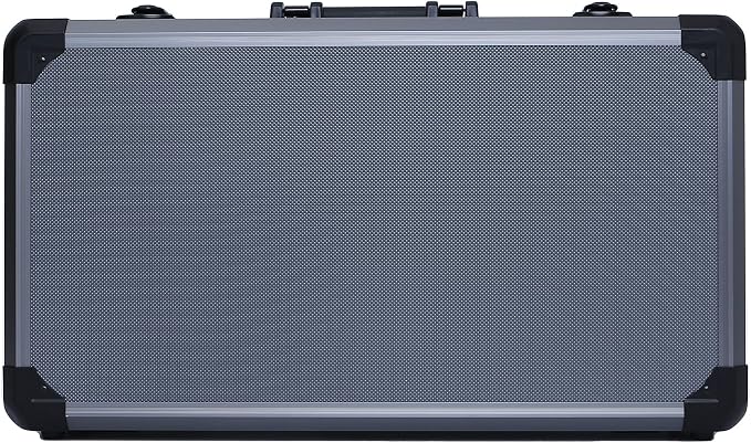 21in Reinforced Aluminum Hard Case with DIY Customizable Foam Inserts (20.7 x 11.3 x 5.6in Interior)