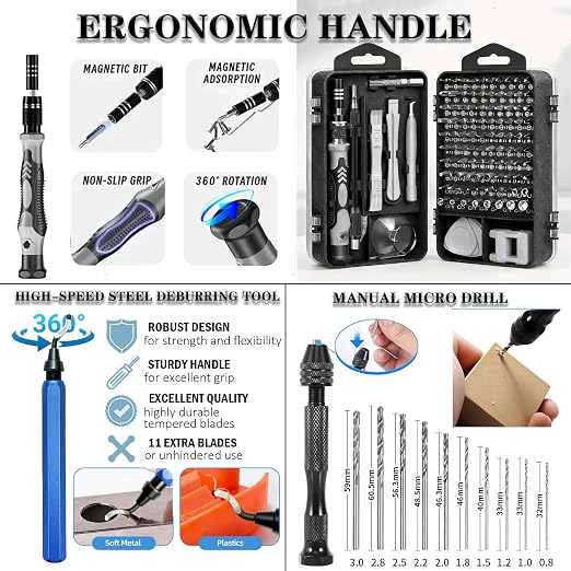268 Pcs 3D Printer Tool Kit With Tool Bag for 3D Printer Modeler Integrates Basic Model Tools Print Nozzle Cleaning Kit Process Model Needs (Finishing Trimming Removal)