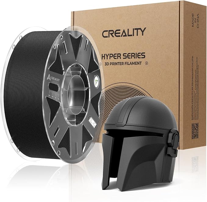 Creality PPA-CF 3D Printer Filament, 1kg, High-Performance Nylon with 15% Carbon Fiber, Black