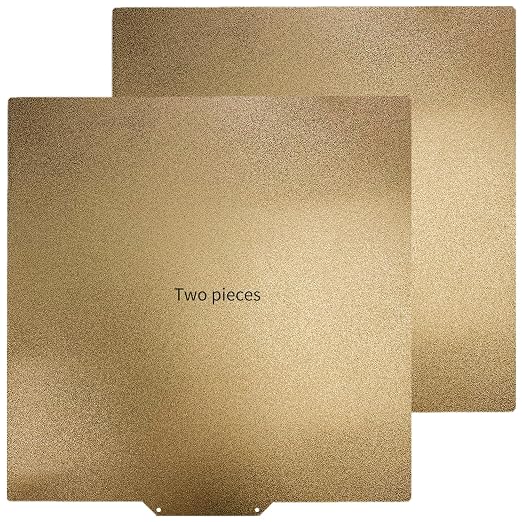 Upgraded 2 Packs 330x330mm Neptune 4 PEI Build Plate Double Sided Textured for Qidi x max 3,Getch A30 Pro,Plus Flsn Core-XY,Tronxy X3S / X5S / X5S Pro,Raise MAX3 Pro 2/Pro 2 Plus 3D Printer