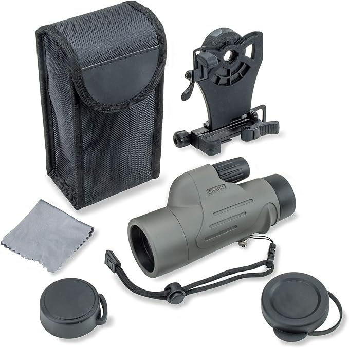 MonoPix 8x42mm, Smartphone Digiscoping Bundle | Waterproof Monocular - Perfect Addition to All Outdoor and Hunting Adventures (MP-842IS)