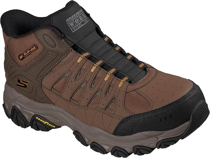 Skechers Men's Venture Sr Hands Free Slip-ins Safety Footwear with Electrical Hazard Protection