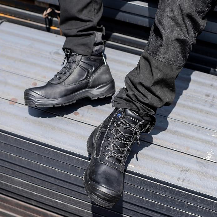 MWORK 6" Safety Work Boots For Men Water Resistant Composite Toe Puncture Resistant EH Non Slip No Metal ASTM F2413-18 Comfortable&Durable MW9276