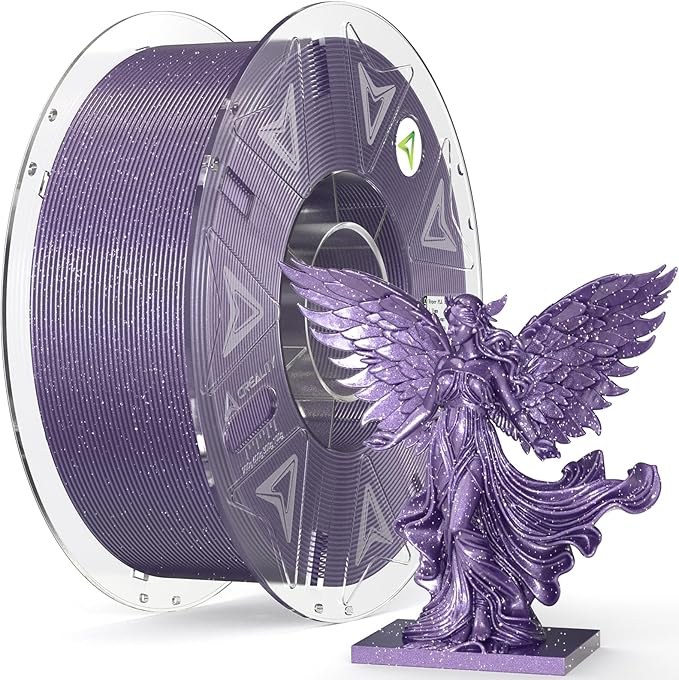 Creality Hyper PLA Starry Galaxy 3D Printer Filament, Sparkle PLA 1.75mm, Shimmering Stardust Finish, High Speed RFID Smart Filament, Smooth Shine Fits for Most 3D Printers