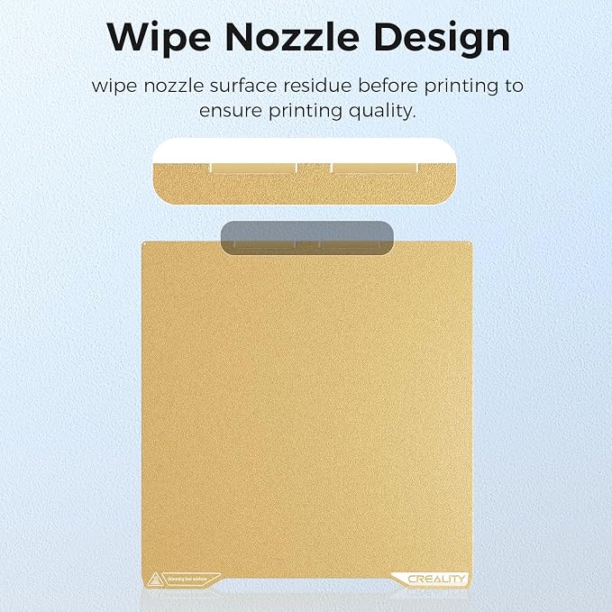 Creality K2 Pro Build Plate, 325×310 mm K1 Max PEI Coating Spring Steel Magnetic Bed, K2 Pro Upgrade Printing Plate, Double Sided Frosted Textured Build Plate for Creality Ender 3 V3 Plus 3D Printer
