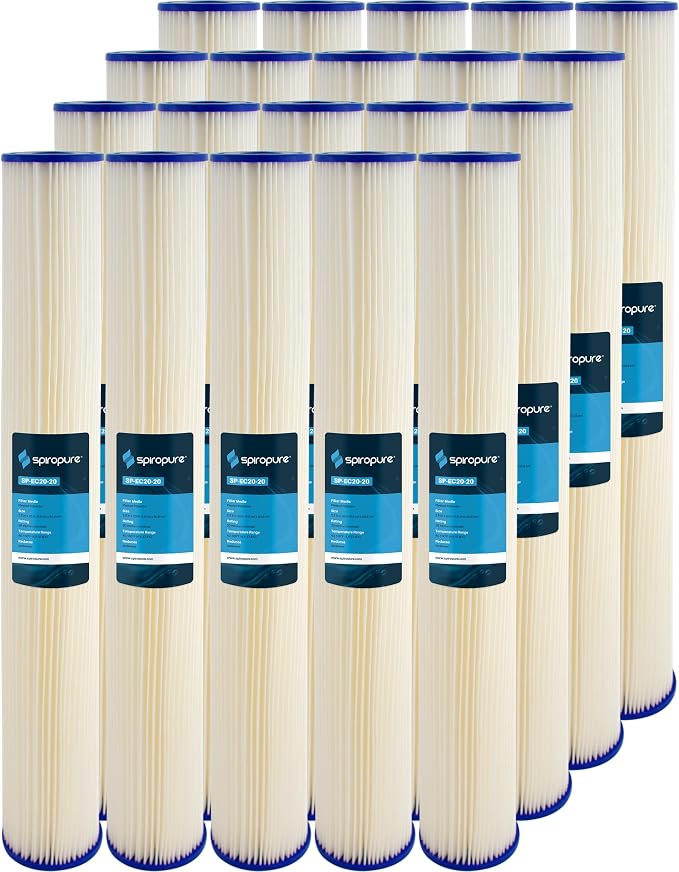 SpiroPure 20x2.5 20 Micron Sediment Water Filter ECP20-20 255487-43 20 Pack