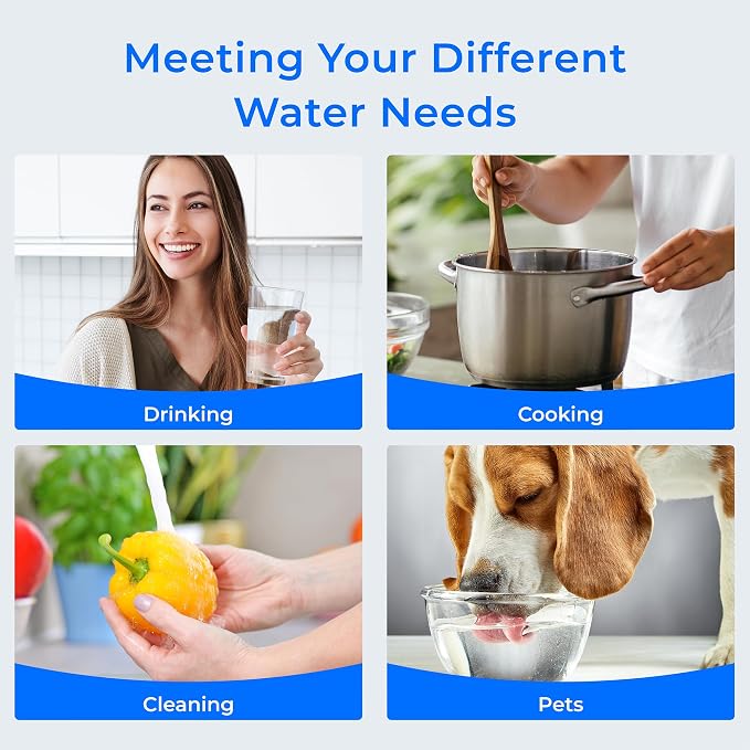 [Original] Waterdrop CFF-04 Ultra Filtration Water Filter Replacement for Waterdrop WD-CTF-07, Ultra Filtration Faucet System, Countertop Water Filter, Replacement Water Filters for Sink, 4000 Gallons