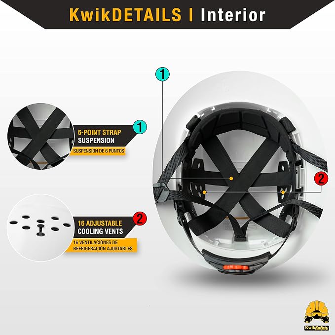 KwikSafety QUEEN BEE Safety Vest for Women [Orange, XL] + TORTOISE Full Brim Hard Hat Bundle