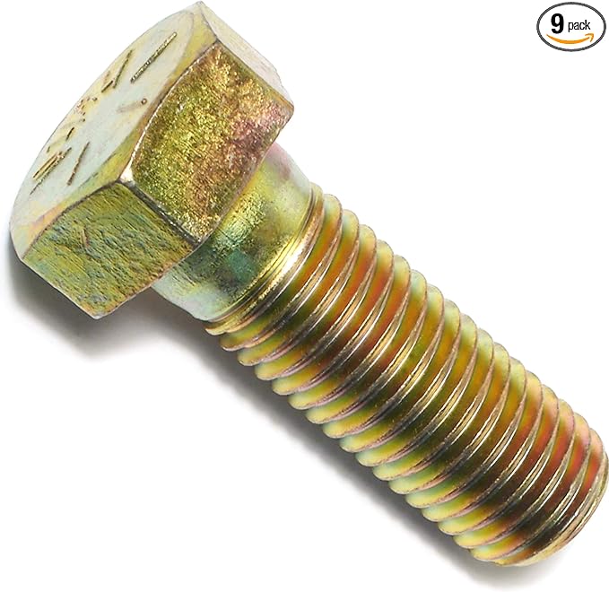 Hard-to-Find Fastener 014973525736 Grade 8 Hex Cap Screws, 7/8-9 x 2-1/2, Piece-10
