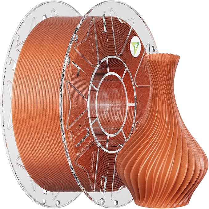 Creality Hyper PLA Galaxy Filament 1.75mm 1KG, Starry Sparkle PLA 3D Printer Filament with RFID, Designed for High Speed 30-600mm/s, Cosmic Shine for Artistic and Decorative Prints (Stardust Brown)