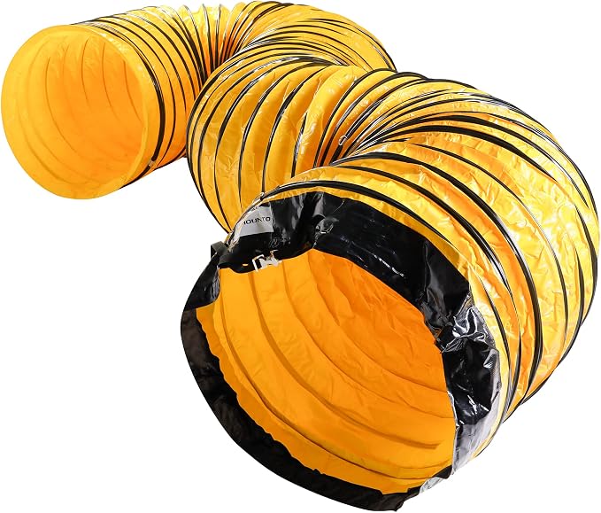 MOUNTO 25FT PVC Flexible Duct Hosing for Exhaust Fan (30inch)