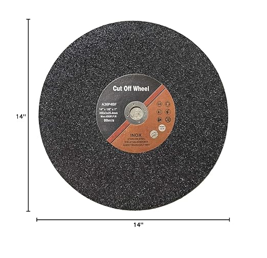 14-Inch Cut-Off Wheel,30-Pack,14 Inch Abrasive Cut Off Blades Metal Cutting,Chop Saw Blades 14 Inches