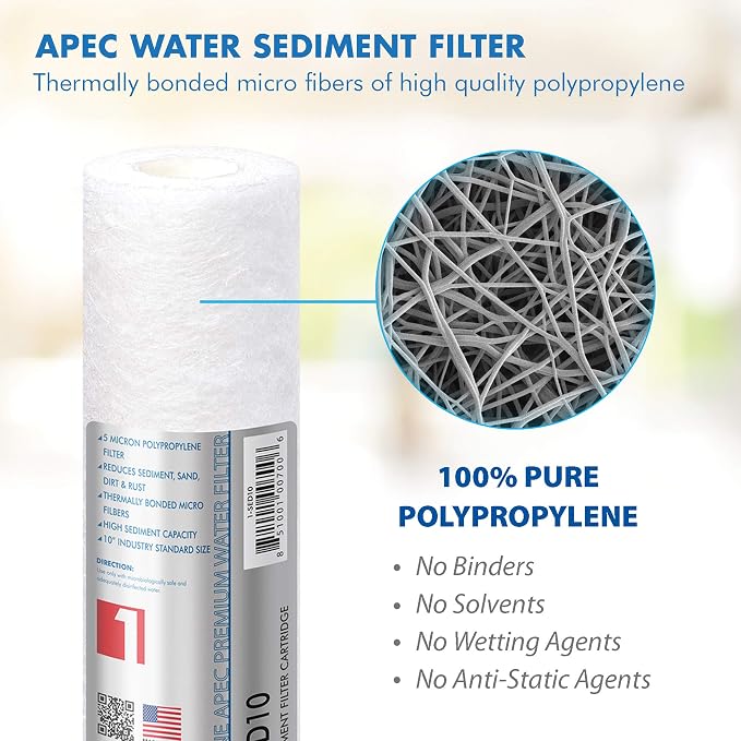 Filter-SETX2 US Made Double Capacity Replacement Stage 1-3, 6 Count (Pack of 2), White & Set 3 Pcs 3.5" O.D. Replacement O-Ring for Reverse Osmosis Water Filter Housings, Black