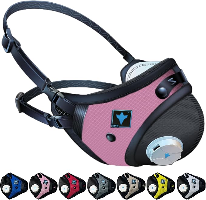 RZ Mask RZM3 - Patented Dust Mask w/ 99.9% Carbon Filtration, Anti Fogging, 360° Seal with 3 Straps, 50% Better Breathability