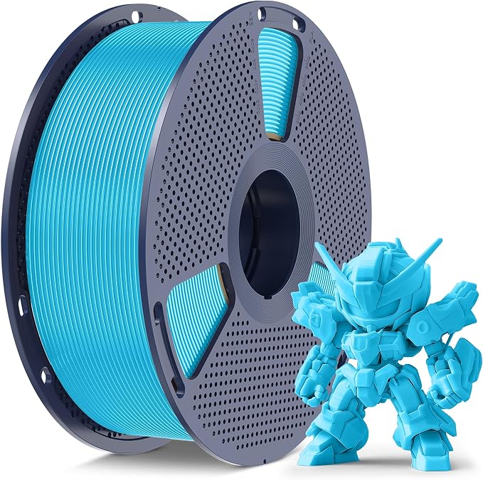 SUNLU High Speed PLA Filament 1.75mm, Meta Sky Blue 1KG Spool | ±0.02mm accuracy, tough impact resistant, neat wound no tangles, fits FDM printers, PLA Meta 1.75mm Sky Blue 1KG (2.2lbs)