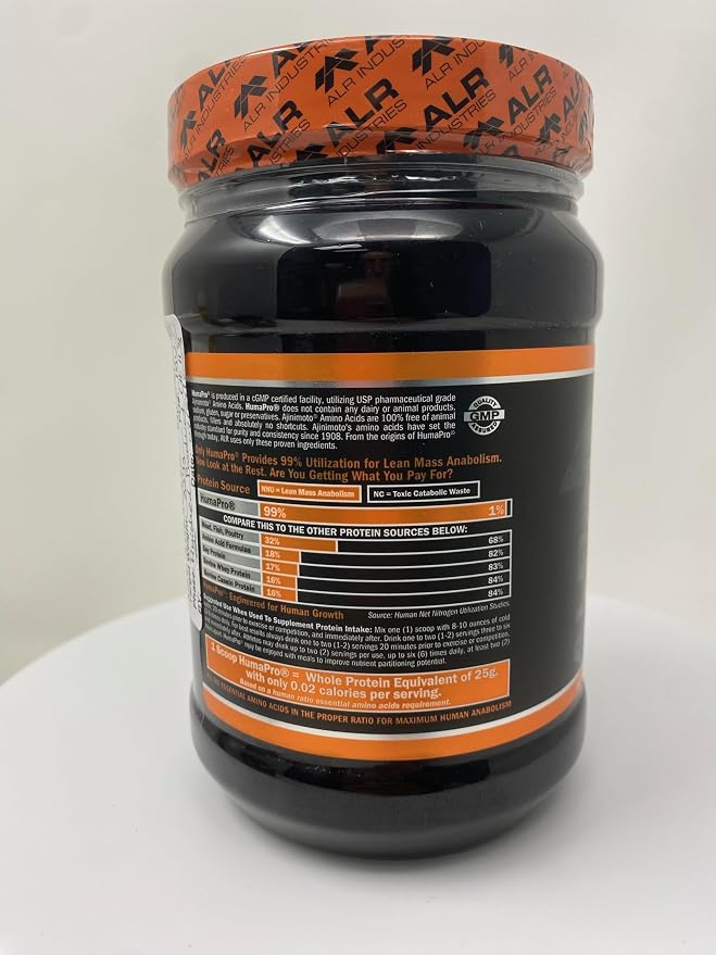 ALR Industries HumaPro Essential Amino Acid Formula | EAA Protein Supplement | Supports Muscle Recovery & Performance | Vegan, Gluten Free | | 45 Servings (Apple Pear)