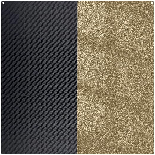 Upgraded PEI Build Plate for AOSEED X-Maker Joy, Double Sided Smooth&Textured PET PEI Sheet Platform 128X128MM Premium Print Bed for AOSEED 3D Printer