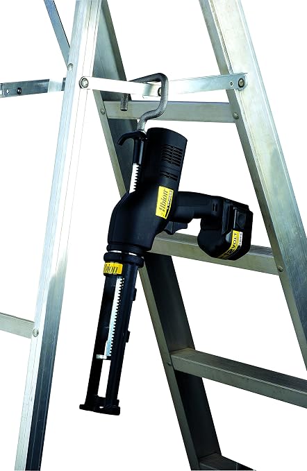 Albion Engineering 30oz DL-59-T13 Special Deluxe Manual Bulk Caulking Gun Bundle with 310-1 Aluminum Ladder Hook-Pull