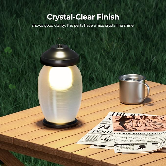 Creality Hyper PC Filament 1.75mm 1KG, Clear Polycarbonate Filament for High-Speed Printing up to 300mm/s, High Heat Resistance, Tough and Impact Resistant, Fits Most 3D Printers