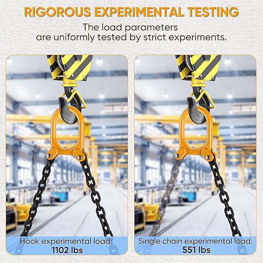 Chain Drum Lifter for 30 & 55 Gallon Drums, 2000 lbs Capacity | Automatic Grip Locking • OSHA-Compliant Safety Design • Grade 80 Chain Assembly • Secure Drum Handling