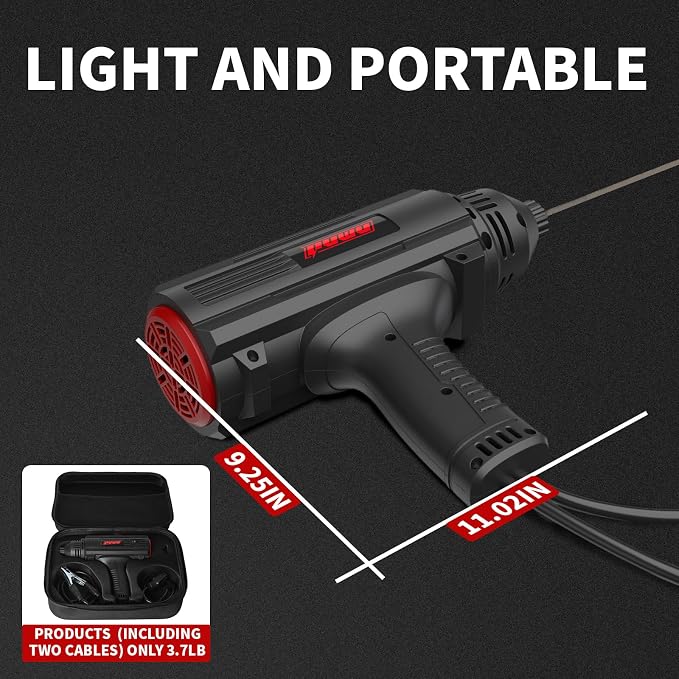 Portable Handheld Welding Machine - 110V IGBT Inverter Welder with Digital Display, 20-120A (Full Current Control) ARC STICK Welder Gun, Hot Start & Anti-Stick for 3/32"& 1/8" Welding Rods