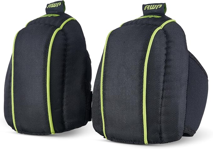 AWP Pro Flooring Knee Pads | Professional Grade Work Knee Pads with High-Density Foam Padding for All-Day Comfort | One Size